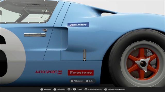 Gran Turismo Sport - Create a Ford Gt40 Gulf 1968 смотреть онлайн