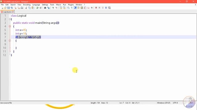 19 Logical Operator in Java (Tamil) смотреть онлайн
