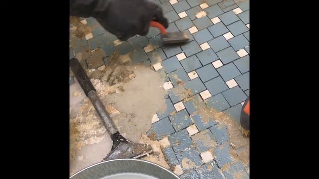 How To Remove Glue And Linoleum From Tile