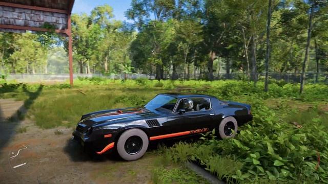 Forza Horizon 5 . Chevrolet Camaro Z28 1979 . Car Show Speed Jump Crash Test Drive . смотреть онлайн