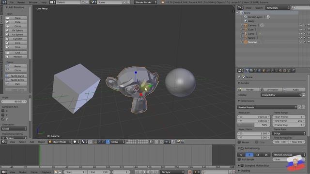 BLENDER для АБСОЛЮТНЫХ новичков - Начало работы