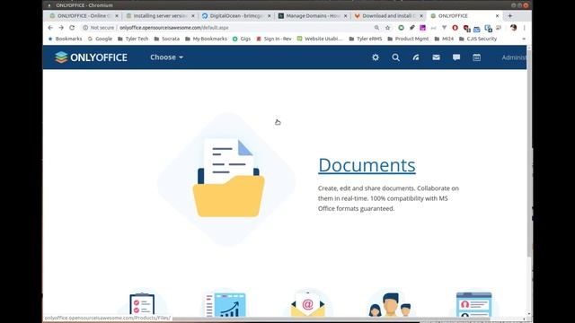 OnlyOffice, a free, self hosted,, open source office suite that can replace Microsoft Office easily смотреть онлайн