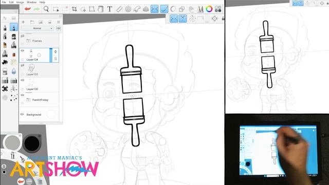 Fan Art Friday Artshow: The Bob Ross Episode #fanartfriday #bobross смотреть онлайн