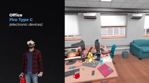 Fire extinguishers Simulator - Learn how to use a fire extinguisher with VIRTUAL REALITY