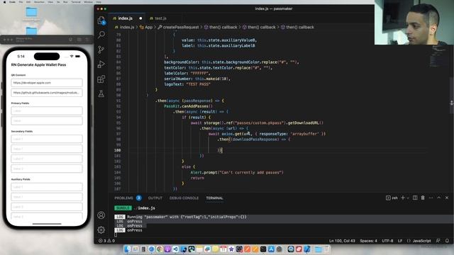 014 - Apple Wallet Passes End-to-End Implementation - React Native follow-up! смотреть онлайн