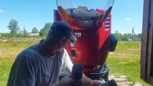 Снегоход "ЯМАХА ВИКИНГ 540-4" Обработка силиконом! Консервация снегохода на лето!