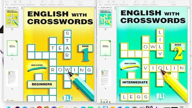 Обзор на учебник английского English with Crosswords для начального уровня begginer. смотреть онлайн