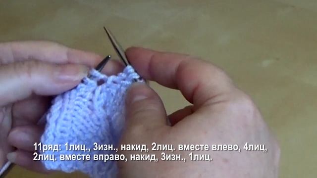 Модное ВЯЗАНОЕ ПАЛЬТО из журнала ВЕРЕНА | Образец узора с шишечками спицами Часть II смотреть онлайн