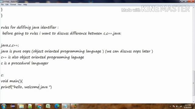 #2 Java for Beginners Part 2 | Java Language fundamentals | Identifier | Core Java смотреть онлайн
