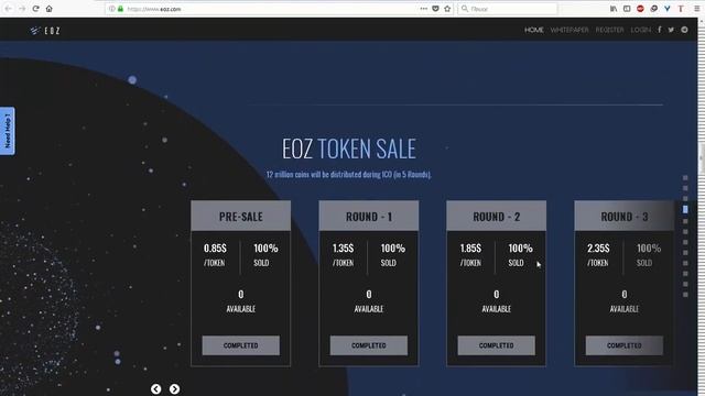 ICO EOZ - обзор проекта смотреть онлайн
