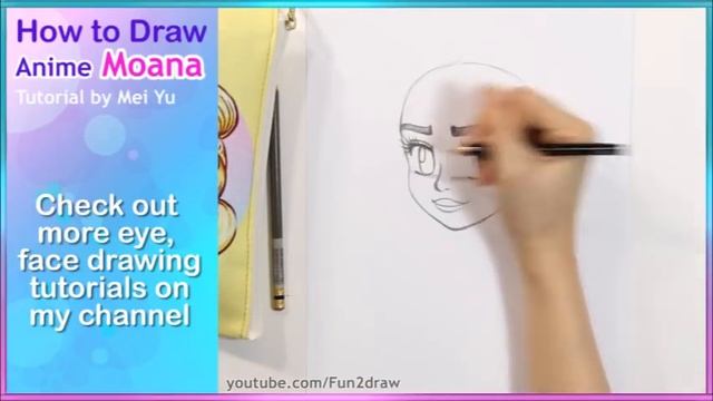 How to Draw Anime Moana | Fun2draw Online Manga Lessons смотреть онлайн