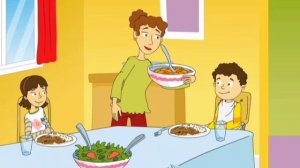 Family and Friends 1, Unit  12 (Dinnertime)