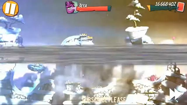 Angry Birds 2. Zeta boss. Boss battle. смотреть онлайн