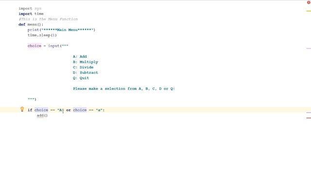 How to Create a Menu in Python смотреть онлайн