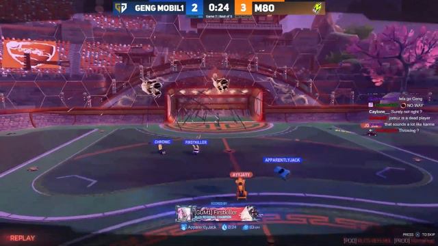 2024 RLCS Open Qualifier 1 Swiss Stage Round 3 | GEN G Vs M80 | Full Game Replay Team Stream FEER