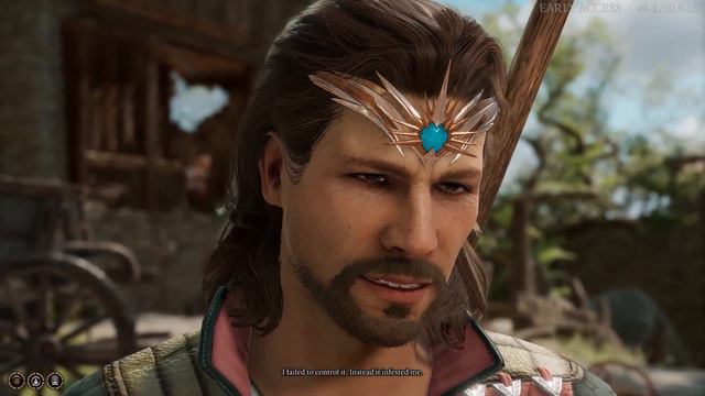 Talking with Gale after doing his protocol - perception check - Baldur's Gate 3 EA смотреть онлайн