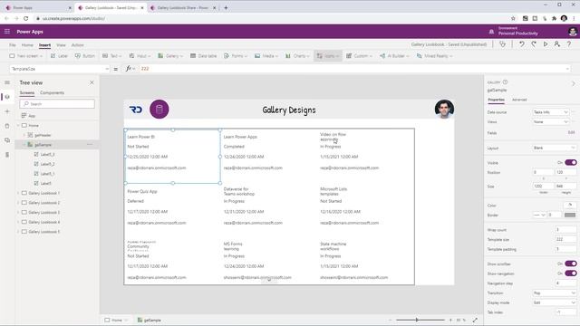 Power Apps Gallery Design Ideas смотреть онлайн