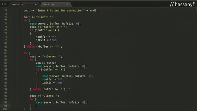 C++ Sockets - Create simple server and client chat (Linux) смотреть онлайн