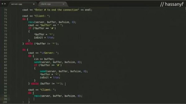 C++ Sockets - Create simple server and client chat (Linux)