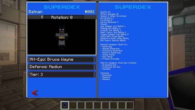 Legends Mod: Update 1 - Superheroes Unlimited V6.0 (Minecraft Mod)