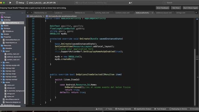 Xamarin Adnroid Native SQLITE parte 3 Insert Sqlite смотреть онлайн