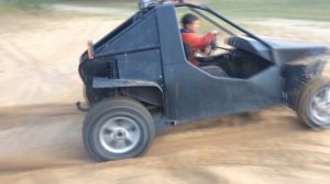 Вечерний прохват по лесу на багги.