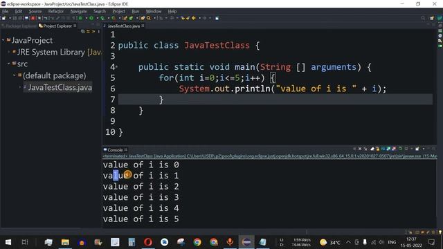 Java Tutorial #10 - For Loop in Java Programming смотреть онлайн
