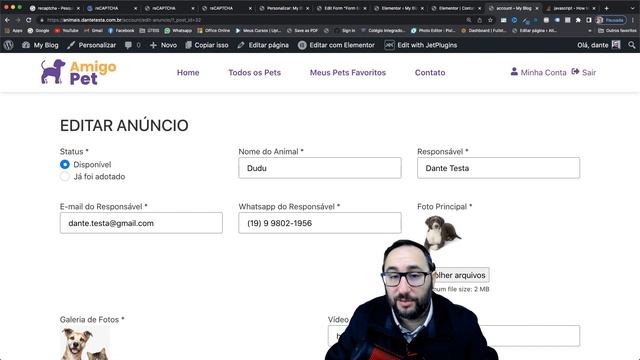 Google Recaptcha: Como configurar no Elementor PRO e no JetEgnine lá no WordPress смотреть онлайн