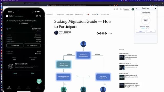 How to Migrate/Recover Your FET Tokens from the staking.fetch.ai Site w/Metmask & Cosmostation смотреть онлайн