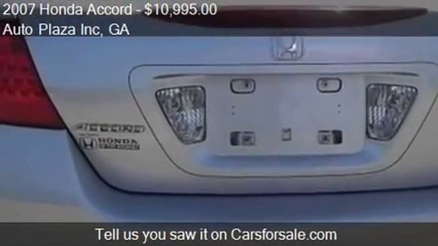 2007 Honda Accord LX SE Sedan AT - for sale in Doraville , G смотреть онлайн
