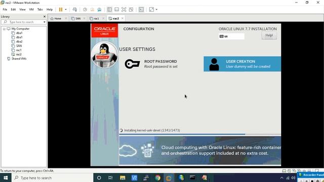 03 Oracle RAC 12.1 Installation || Install linux OS Node : Rac2 смотреть онлайн