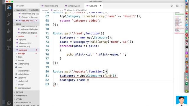 Laravel cơ bản - P6.2.3 - Update data với eloquent trong Laravel смотреть онлайн