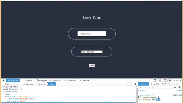 How To Create Animated Login Form With HTML & CSS смотреть онлайн