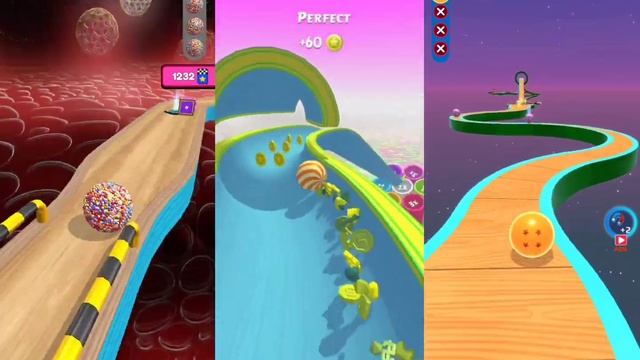 Going Balls Vs Action Balls Vs Sky Rolling ball 3d - Android Game New Update | All Level Games смотреть онлайн