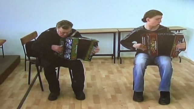 2010 г. Гармонь. Играют на гармони-В.П. Сускин и С.Коровкин.Липецк. смотреть онлайн