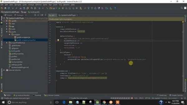 Android Studio Tutorial : How To Update Android Gradle Plugin