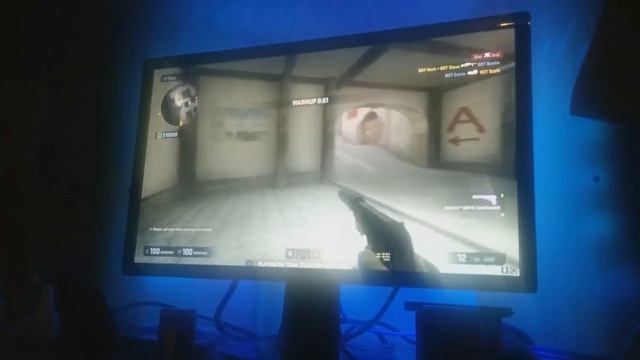 CS:GO / Проба интерактивной подсветки монитора смотреть онлайн