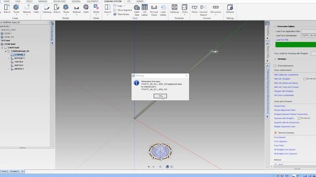 AVEVA. Модуль Cabling System. Кабельные лотки. Подсчет крепежа. смотреть онлайн
