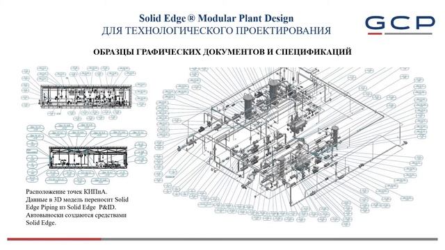 Обзор решения Solid Edge Modular Plant Design. смотреть онлайн