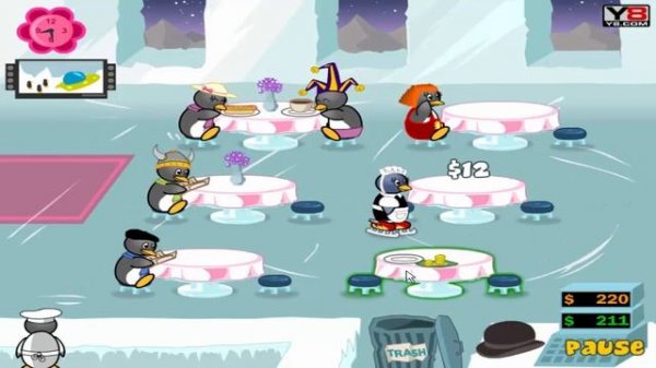 Online Restaurant Game | Penguins Diner Full Game