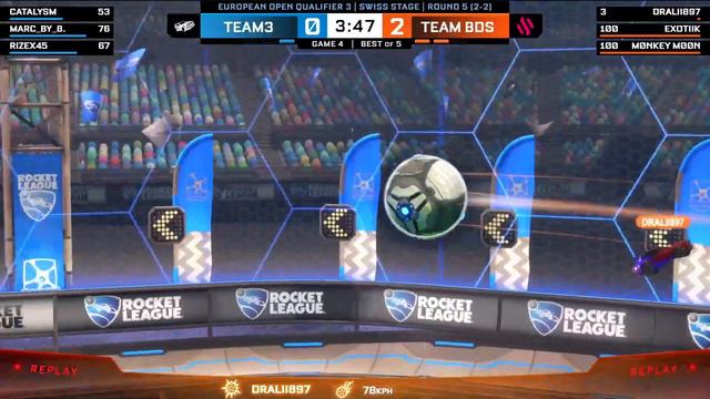 BDS vs. TEAM3 | ROUND 5 - Open Qualifier #3 EU - RLCS 2024 смотреть онлайн