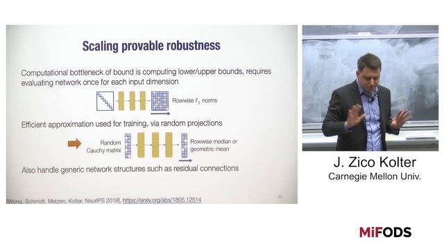 Zico Kolter (CMU) -- Making Deep Learning more Robust, Modular, and Efficient смотреть онлайн