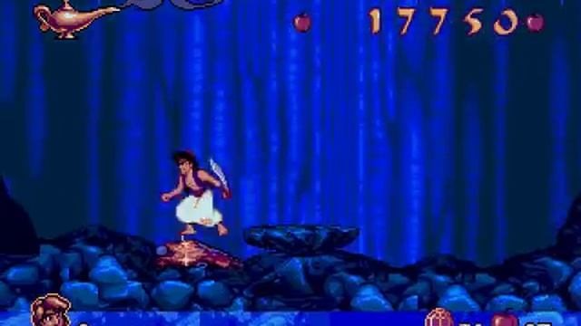 [Full GamePlay] Aladdin (Difficult Mode) [Sega Megadrive_Genesis]