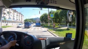 От конечной до конечной. 14 маршрут. | Троллейбусный маршрут, Чебоксары.