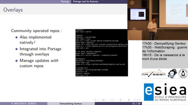 Demystifying Gentoo - Alexandre Mazzola - 11 Avril 2019 смотреть онлайн