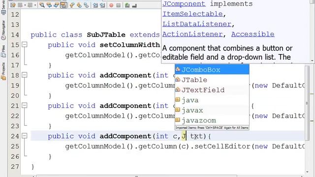 How to Customize JTable with addComponent and Resize Column in Java Netbeans смотреть онлайн
