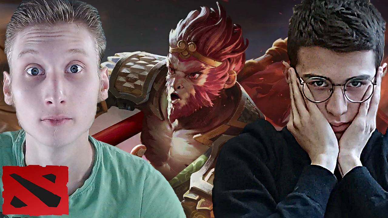 БУЛОЧКИ В КОМАНДЕ | MONKEY KING DOTA 2 С БРАТОМ