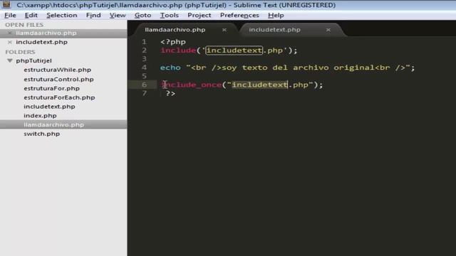 Curso PHP Basico #10 (include_Once y require_Once ) смотреть онлайн