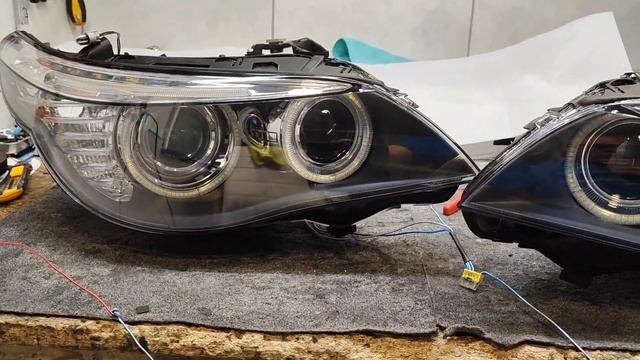 tym razem ratujemy rozbity komplet lamp do BMW5 E60 lift #xenon #bmwe60club #bmwe60m5 смотреть онлайн