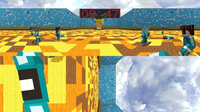 SQUID GAME || 360° Video, Minecraft VR - Red Light, Green Light смотреть онлайн